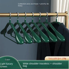 5pcs Wide Shoulder Clothes Hanger Adult Non-slip Coat Hanger Sun-proof