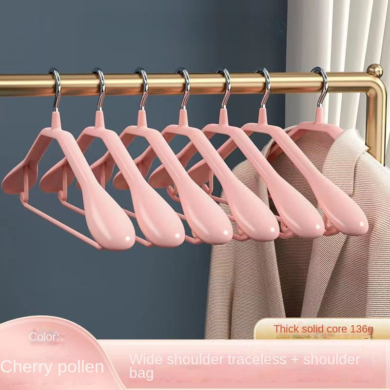 5pcs Wide Shoulder Clothes Hanger Adult Non-slip Coat Hanger Sun-proof