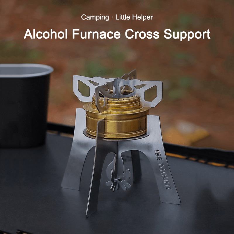 Stainless Steel Alcohol Stove Bracket Support Stand for Camping