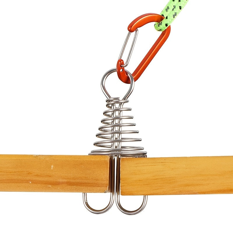 Windproof Anchor Peg With Carabiner - Camping & Outdoor