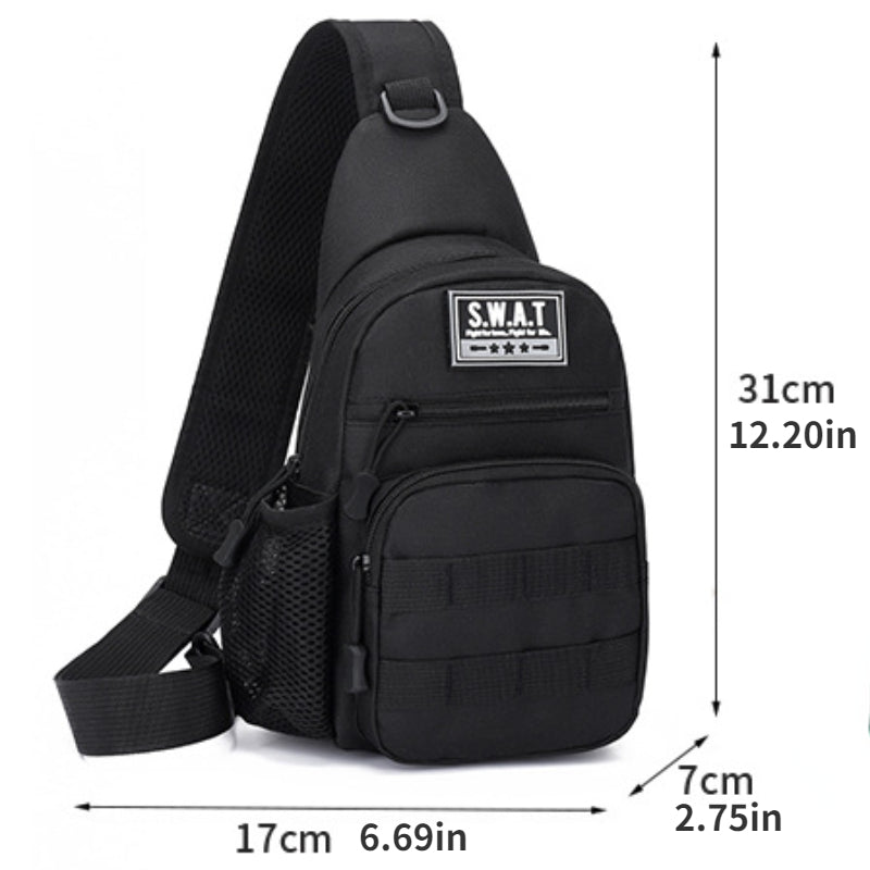 Nylon Hiking Backpack Chest Sling Bag