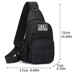Nylon Hiking Backpack Chest Sling Bag