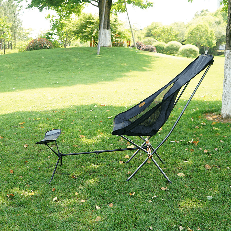 Collapsible Camping Stool Foot Recliner Portable Folding Footstool