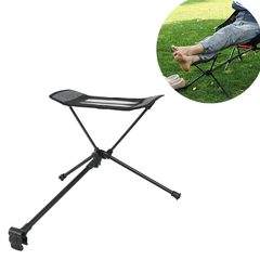 Collapsible Camping Stool Foot Recliner Portable Folding Footstool