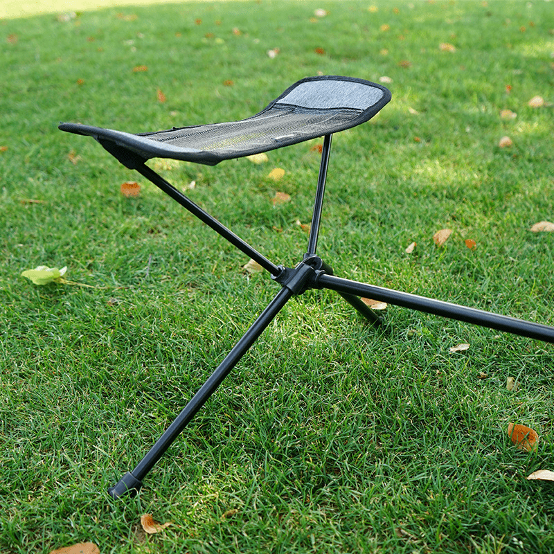 Collapsible Camping Stool Foot Recliner Portable Folding Footstool