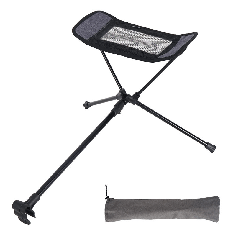 Collapsible Camping Stool Foot Recliner Portable Folding Footstool