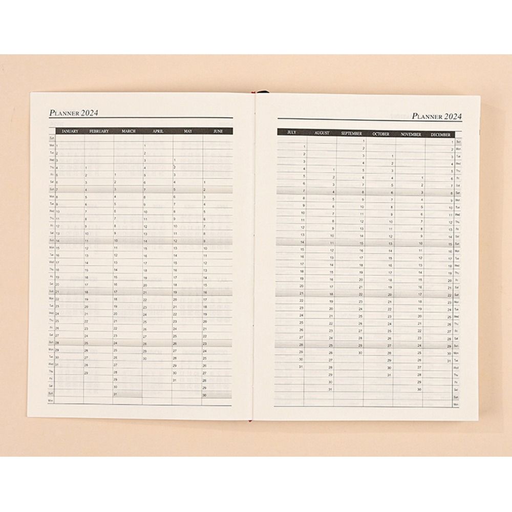 176 Pages Schedule Planner Habit Cultivation Agenda Book