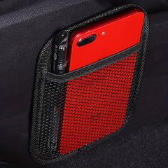 Car Mounted Storage Pocket Sticky Net Phone Holder