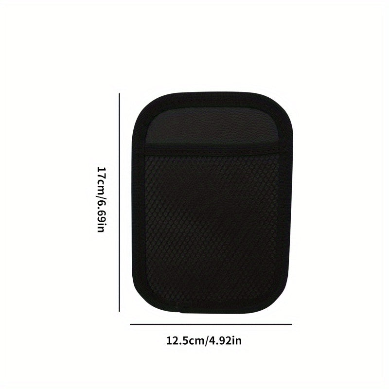 Car Mounted Storage Pocket Sticky Net Phone Holder
