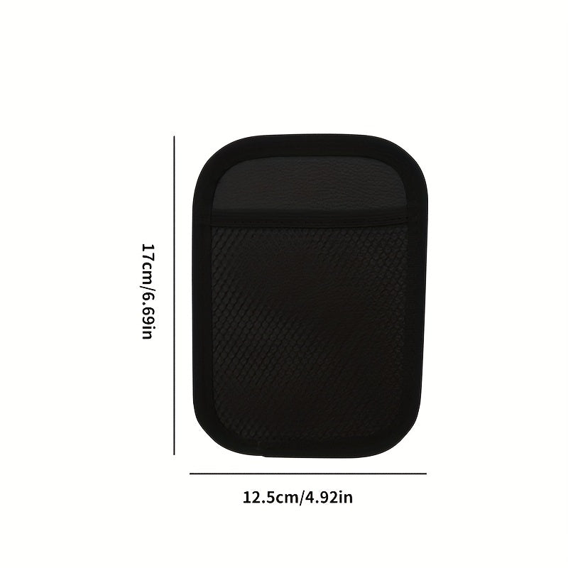 Car Mounted Storage Pocket Sticky Net Phone Holder