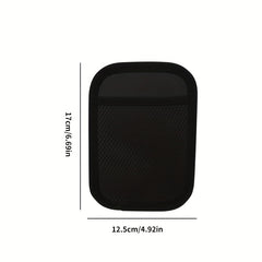 Car Mounted Storage Pocket Sticky Net Phone Holder