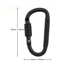 2pcs Locking Carabiner Clips Heavy Duty Twistlock Buckles for Camping Hiking