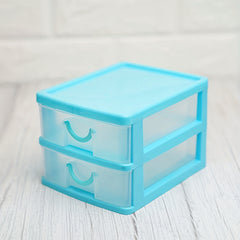 2 Layer Drawer Storage Box for Stationery Supplies