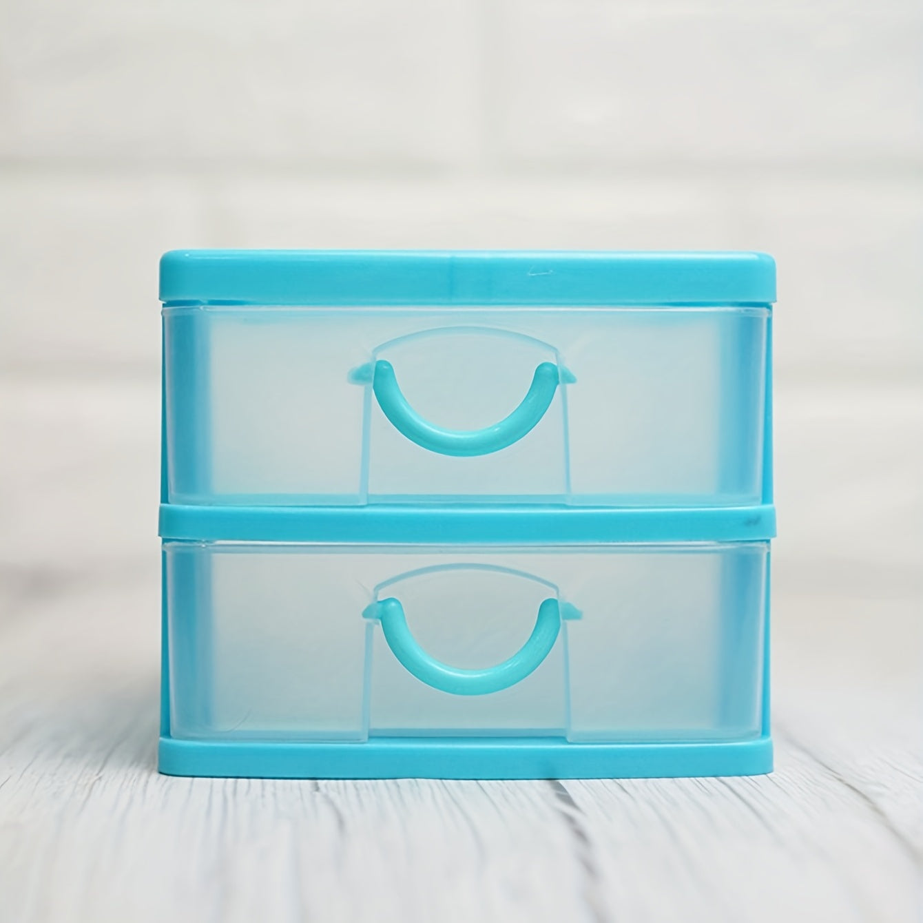 2 Layer Drawer Storage Box for Stationery Supplies