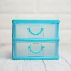 2 Layer Drawer Storage Box for Stationery Supplies