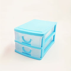 2 Layer Drawer Storage Box for Stationery Supplies