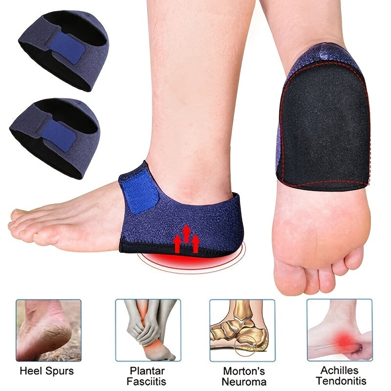 Breathable Heel Brace with Gel Pads for Women and Men