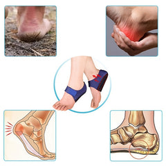 Breathable Heel Brace with Gel Pads for Women and Men