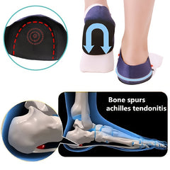 Breathable Heel Brace with Gel Pads for Women and Men