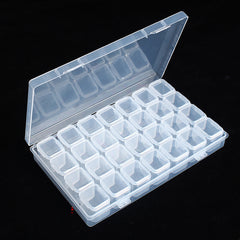 28 Grids Diamond Painting Rhinestone Storage Box Plastic Organizer