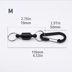 Portable Magnetic Buckle Net Releasing Hanging Snap Clip Fishing Accessories