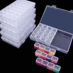 28 Grids Diamond Painting Rhinestone Storage Box Plastic Organizer