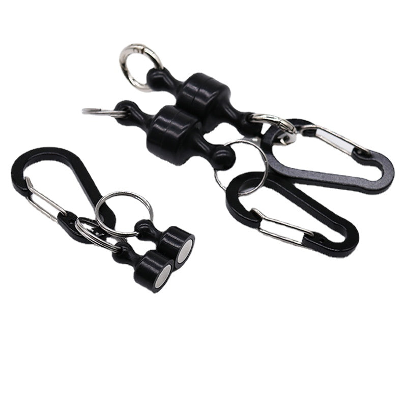 Portable Magnetic Buckle Net Releasing Hanging Snap Clip Fishing Accessories