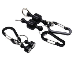 Portable Magnetic Buckle Net Releasing Hanging Snap Clip Fishing Accessories