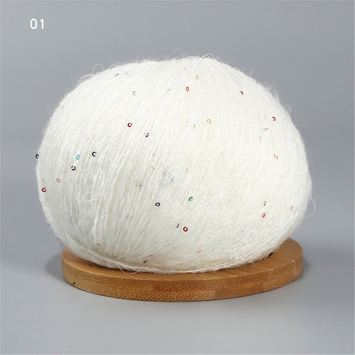 Sequined Knitting Yarn Crochet DIY Soft Lace Wool Thread