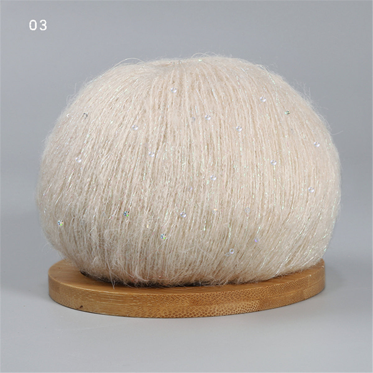 Sequined Knitting Yarn Crochet DIY Soft Lace Wool Thread