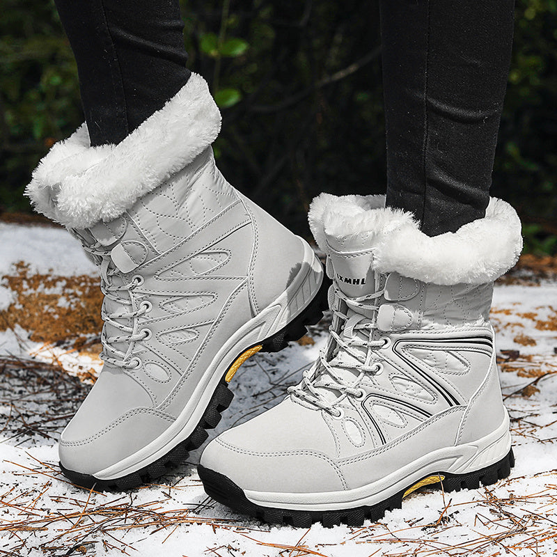 Women's Thickened Snow Boots Warm Hiking Shoes