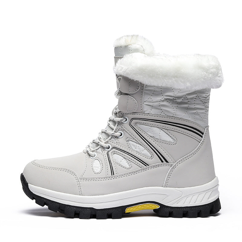 Women's Thickened Snow Boots Warm Hiking Shoes