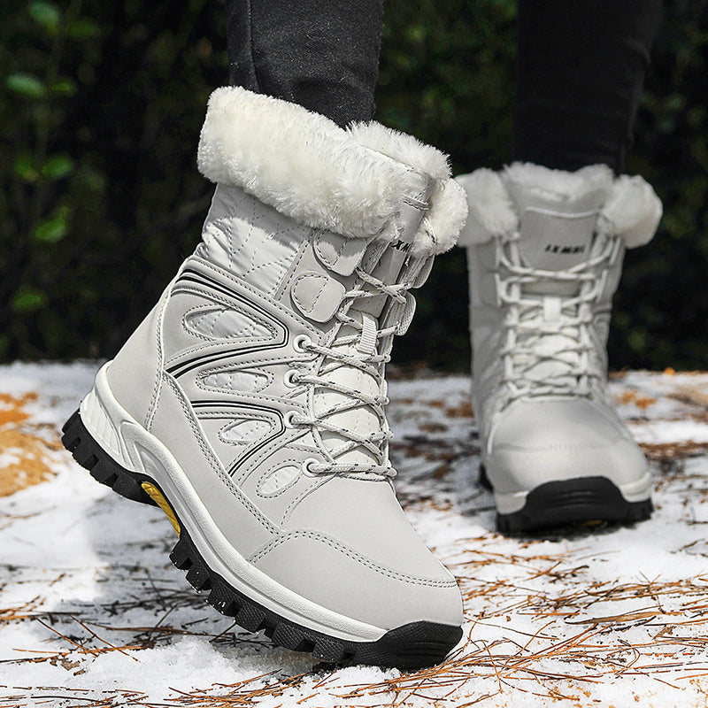 Women's Thickened Snow Boots Warm Hiking Shoes