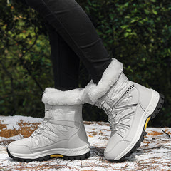 Women's Thickened Snow Boots Warm Hiking Shoes