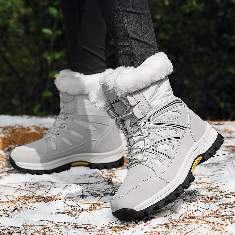 Women's Thickened Snow Boots Warm Hiking Shoes