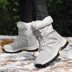 Women's Thickened Snow Boots Warm Hiking Shoes