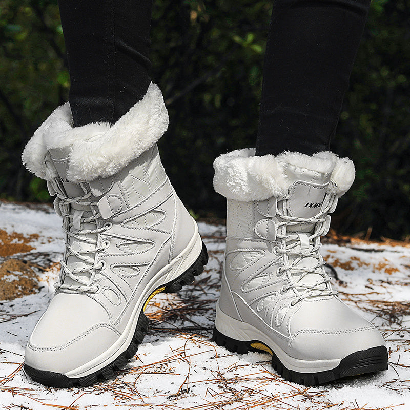 Women's Thickened Snow Boots Warm Hiking Shoes