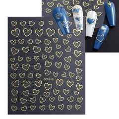 Heart Shaped Nail Stickers For Women Easy DIY Manicure