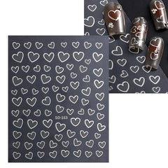 Heart Shaped Nail Stickers For Women Easy DIY Manicure