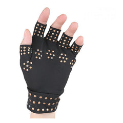 2pcs Compression Gloves For Women & Men Non Slip Glue Dot Sports Gloves