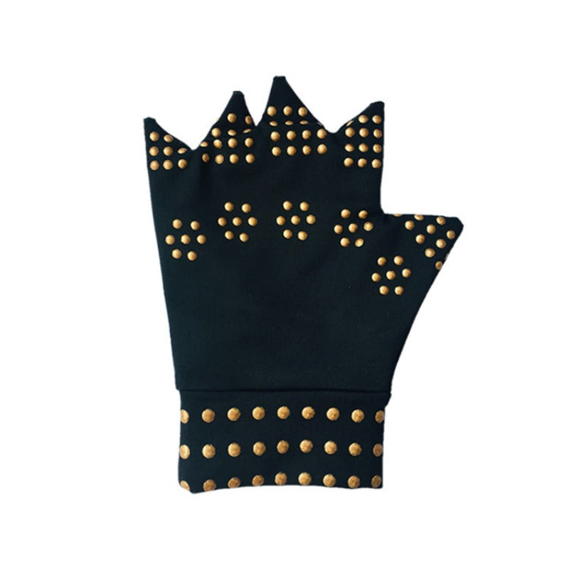 2pcs Compression Gloves For Women & Men Non Slip Glue Dot Sports Gloves