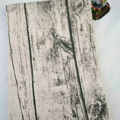 Wood Grain Linen Fabric Linen Printing Handicraft Fabric DIY Cloth