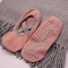 Women's Non Slip Yoga Ballet Socks Dance Tube Socks