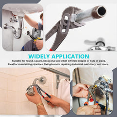Multifunctional Water Pump Pliers Adjustable Pipe Wrench Carbon Steel