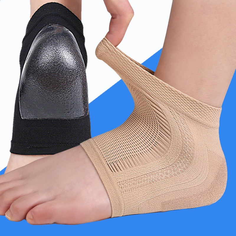 Silicone Heel Pads Plantar Fasciitis Support Gel Cushion