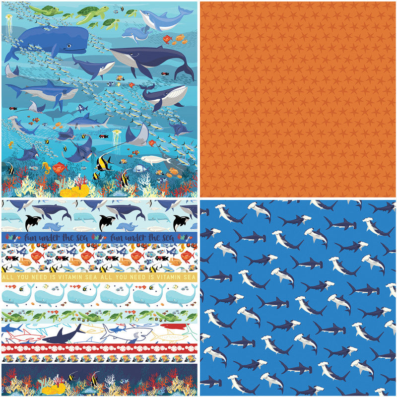 20pcs Large Size Marine Organism Material Paper Retro Journal For Background DIY