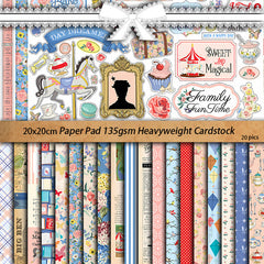 20pcs Retro Garden Paper for DIY Gift and Crafts