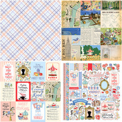 20pcs Retro Garden Paper for DIY Gift and Crafts