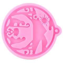 Christmas Snowflake Keychain Pendant Silicone Mold for Resin Jewelry DIY