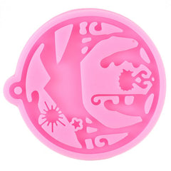Christmas Snowflake Keychain Pendant Silicone Mold for Resin Jewelry DIY